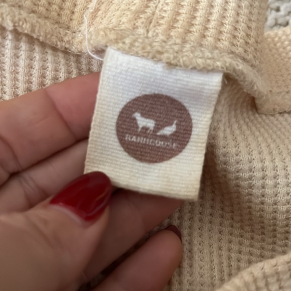 BAHHGOOSE LU WAFFLE TOP IN SAND - Picture 3 of 5